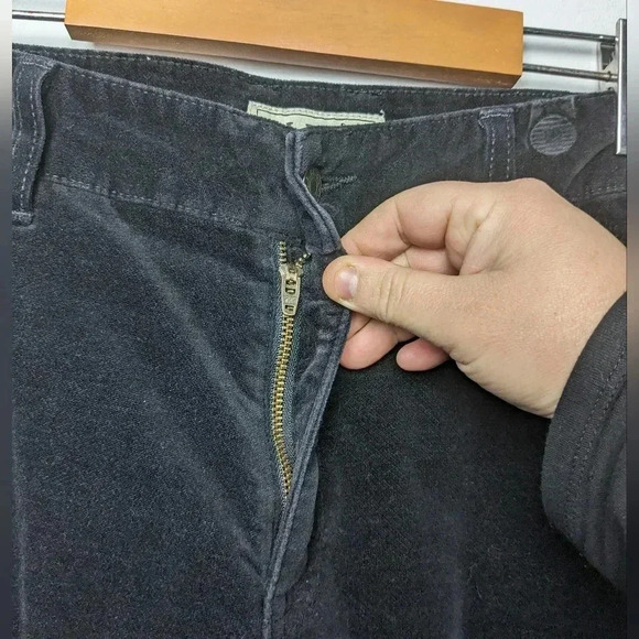 L.L BEAN Vintage Black Velvet pants for women  no size (looks like a 10-12) - Picture 3 of 11